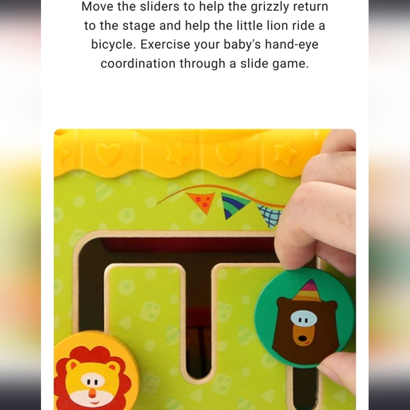 5 in 1 Elephant activity cube - Picture 11 of 12